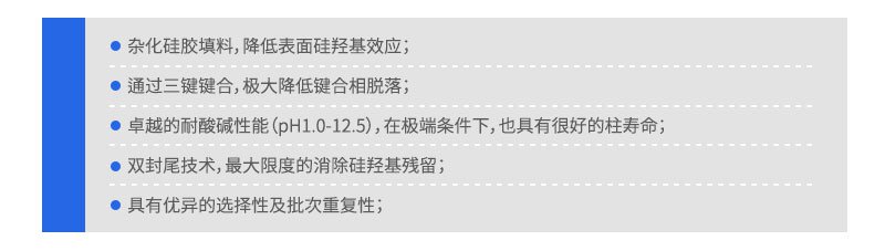 SinoPak BEH 分析柱特點